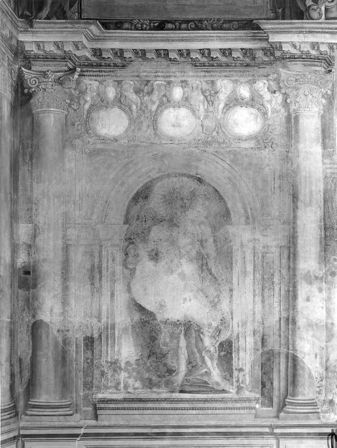motivo decorativo (dipinto) di Maffei Francesco (bottega) (sec. XVII)
