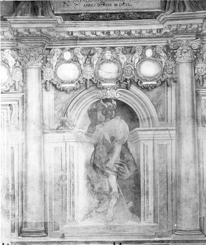 motivo decorativo (dipinto) di Maffei Francesco (bottega) (sec. XVII)