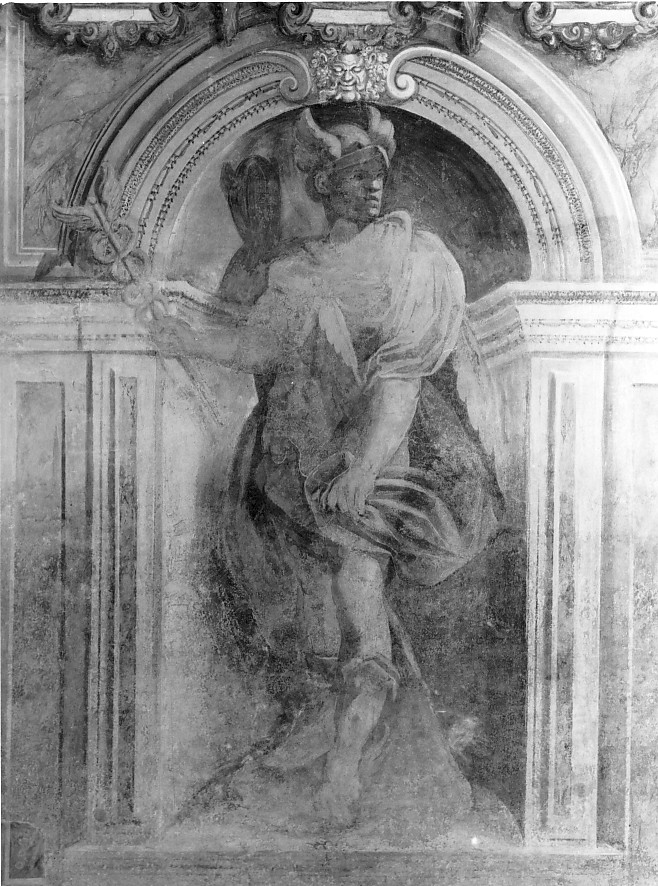 Mercurio (dipinto) di Maffei Francesco (bottega) (sec. XVII)