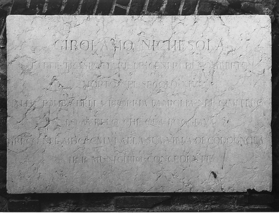 lastra - ambito veronese (sec. XIX)