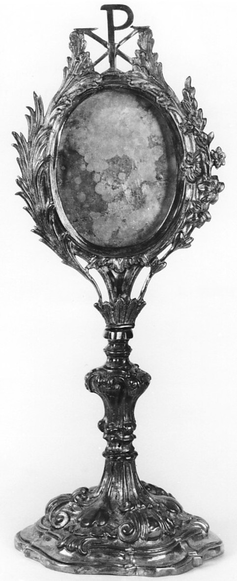 reliquiario - a ostensorio - ambito veneto (seconda metà sec. XVIII, sec. XIX)