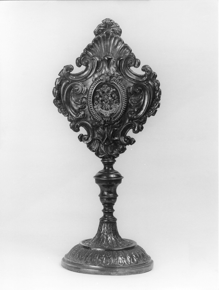 reliquiario - a ostensorio - ambito veneto (sec. XIX)