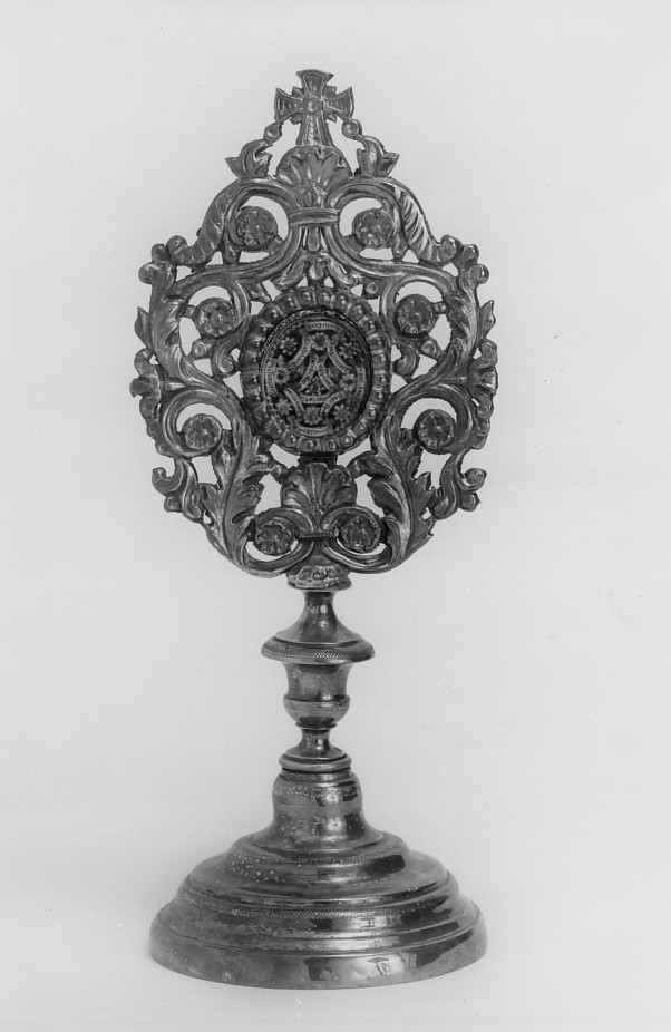 reliquiario - a ostensorio - ambito veneto (primo quarto sec. XX)