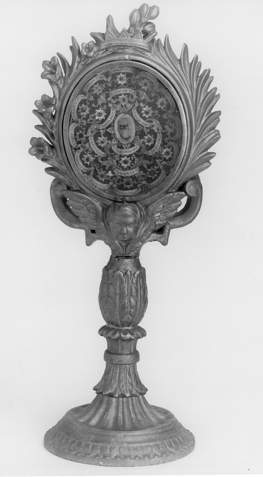 reliquiario - a ostensorio - ambito veneto (seconda metà sec. XIX)