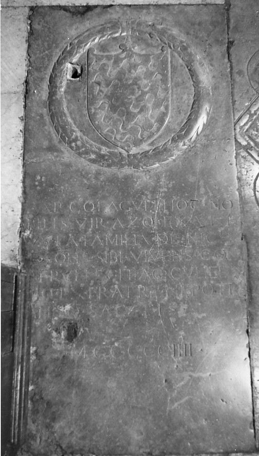 lapide tombale - ambito veronese (sec. XVI)