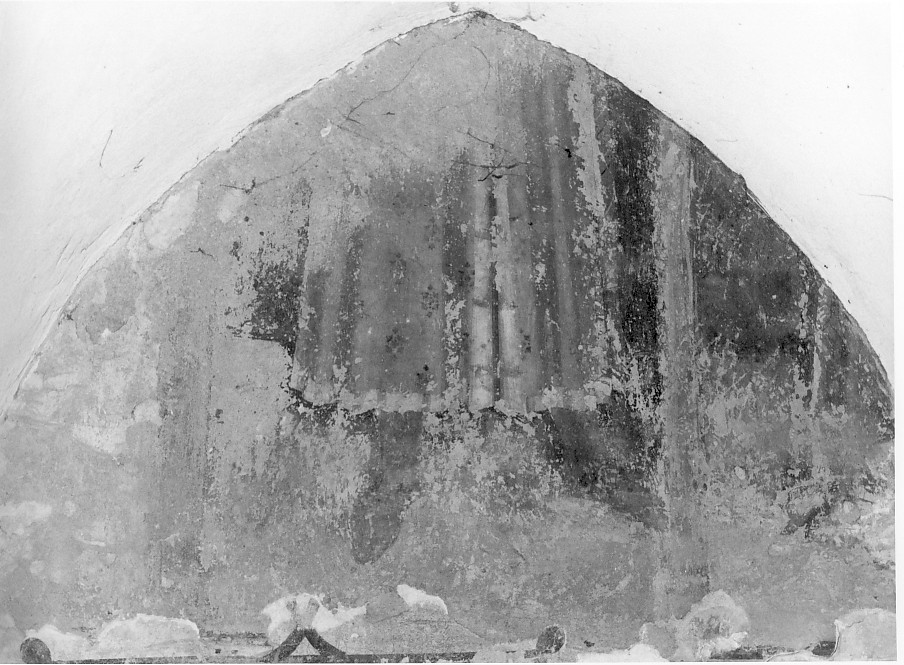 figura maschile (dipinto, frammento) - ambito veronese (sec. XIV)