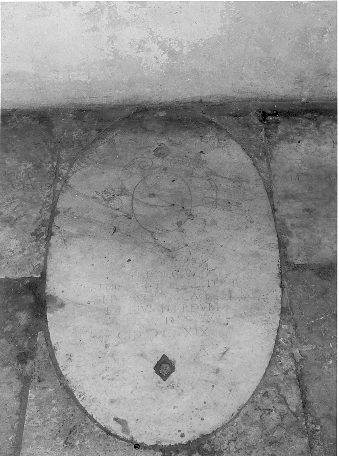 lapide tombale - ambito veronese (sec. XVII)