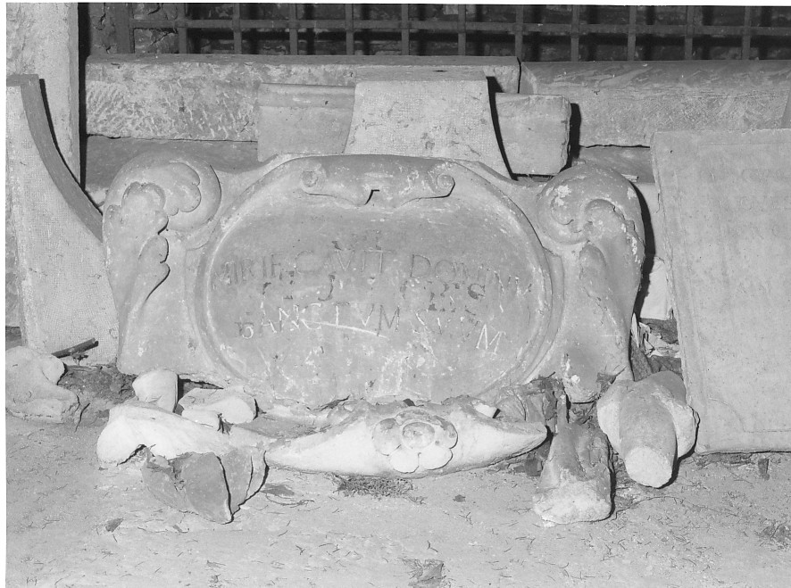 lapide, frammento - ambito veneto (sec. XIX)