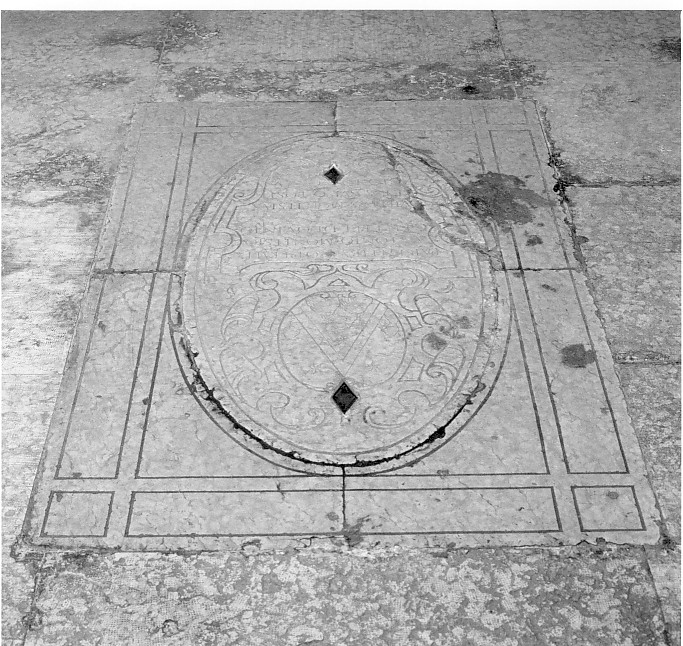 lastra tombale - manifattura veronese (sec. XVII)