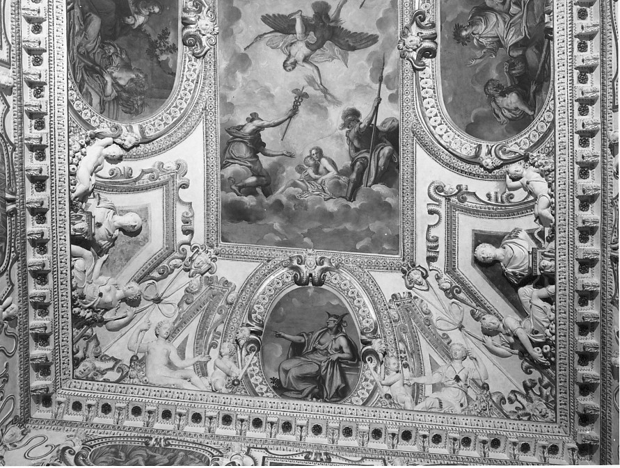 soffitto di Rubini Lorenzo (attribuito), Canera Anselmo (attribuito) (seconda metà sec. XVI)