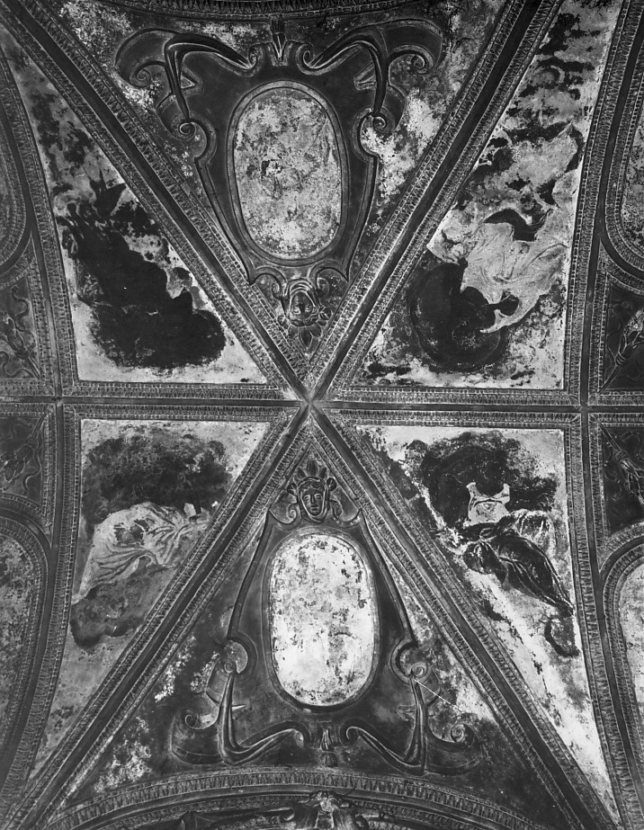 motivi decorativi (decorazione plastico-pittorica) di Rubini Lorenzo (bottega) (sec. XVI)