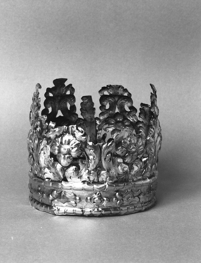 corona da statua, elemento d'insieme - ambito veneto (sec. XIX)