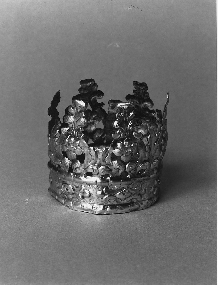 corona da statua, elemento d'insieme - ambito veneto (sec. XIX)