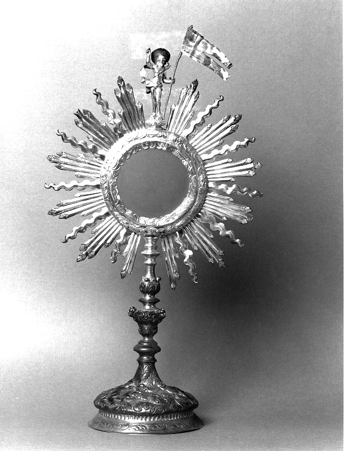 ostensorio, opera isolata - bottega veneta (sec. XVIII)