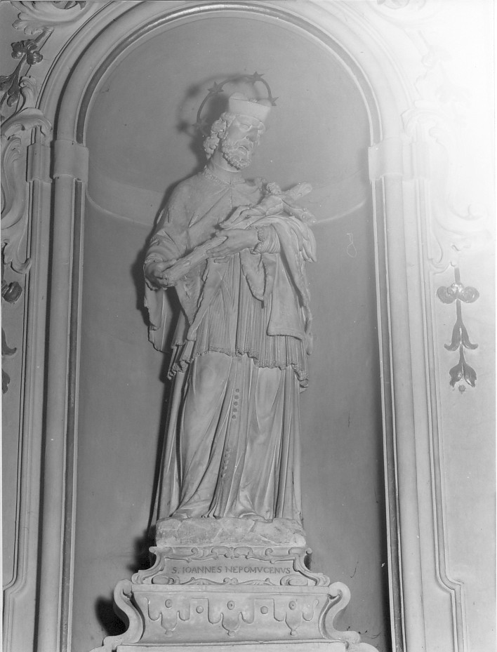 San Giovanni Nepomuceno (statua) di Bonazza Tommaso (sec. XVIII)