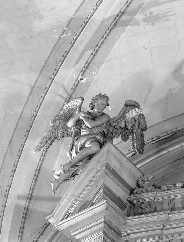 angelo (statua) - ambito Italia settentrionale (sec. XIX)