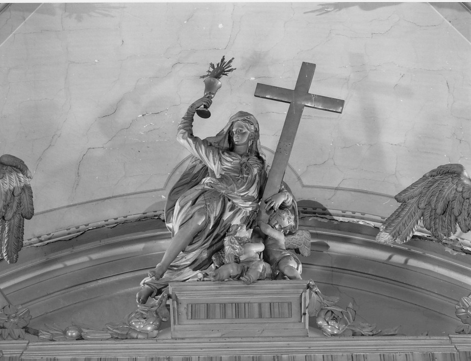 figura femminile (statua, elemento d'insieme) - ambito Italia settentrionale (sec. XIX)