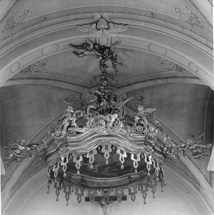 baldacchino - a tetto di Baseggio Sante (attribuito) (sec. XVIII)
