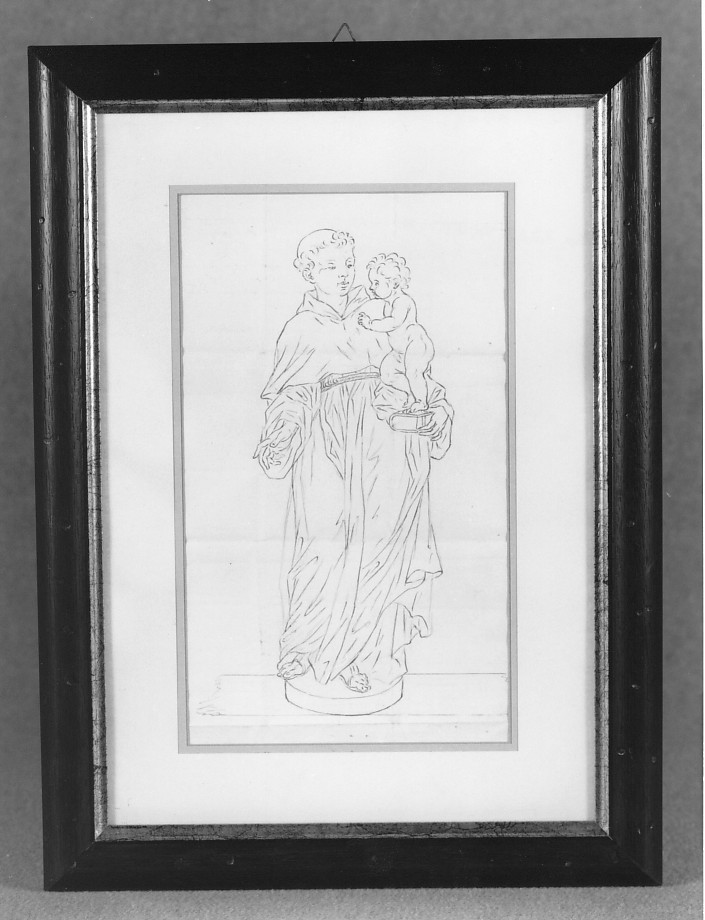 Sant'Antonio da Padova (decorazione) - ambito Italia settentrionale (secc. XVII/ XVIII)