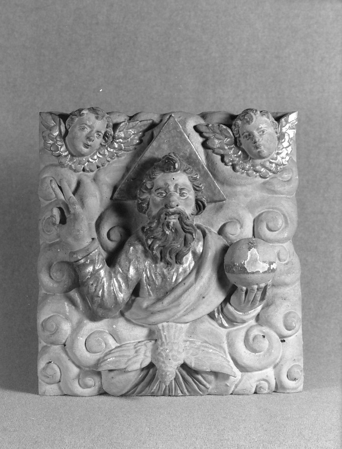 Trinità (altare, frammento) - ambito Italia settentrionale (sec. XVI)