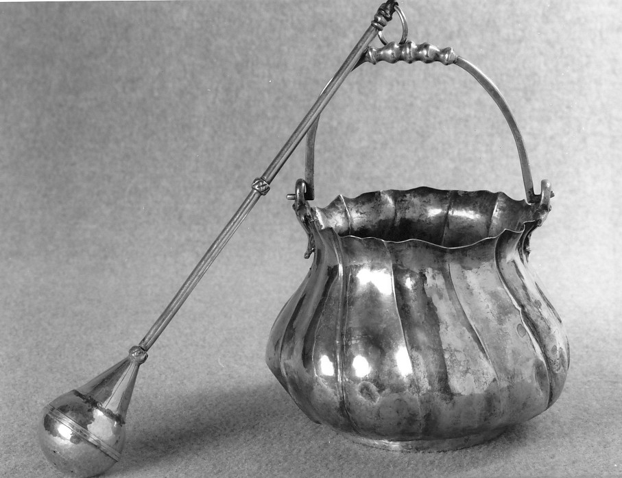 secchiello per l'acqua benedetta - ambito Italia settentrionale (sec. XVII)