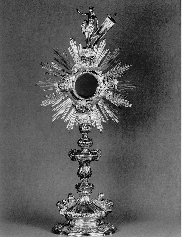 ostensorio - ambito Italia settentrionale (sec. XVIII)
