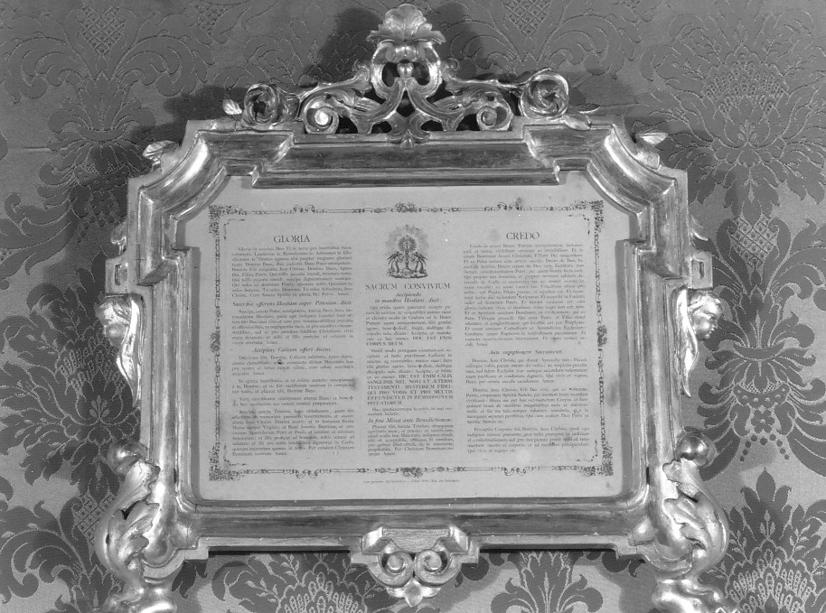 cartagloria - ambito Italia settentrionale (sec. XVIII)