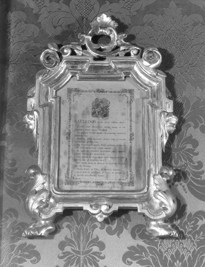 cartagloria - ambito Italia settentrionale (sec. XVIII)