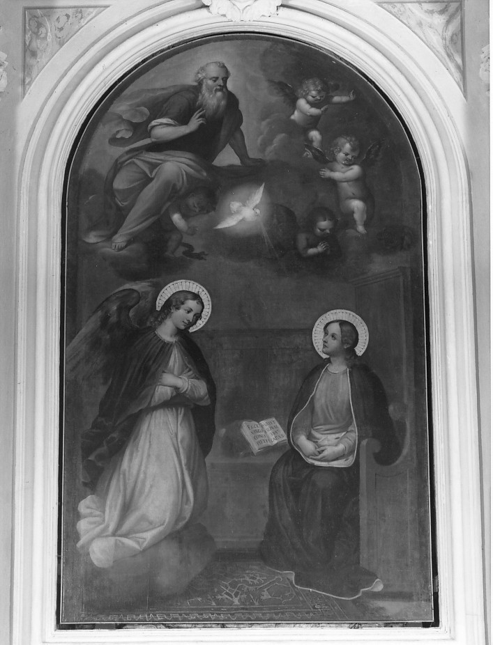 Annunciazione (pala d'altare) - ambito Italia settentrionale (sec. XVI)