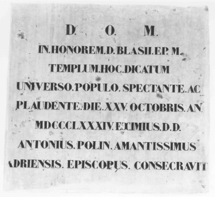 lapide - ambito veneto (sec. XIX)