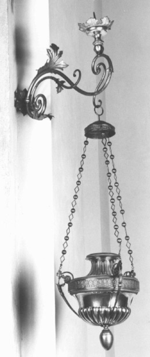 lampada pensile - ambito veneto (sec. XIX)