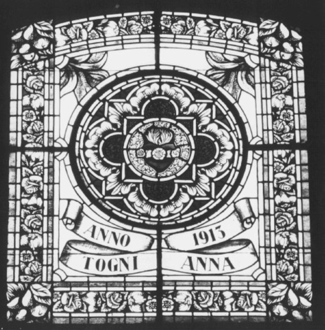 vetrata - ambito veneto (sec. XX)