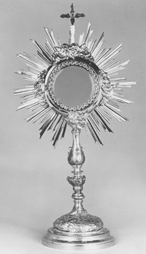 ostensorio - ambito veneto (secc. XVII/ XIX)