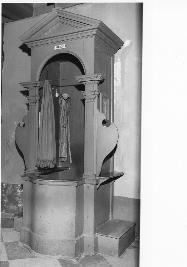 confessionale, serie - produzione veneta (prima metà sec. XIX)