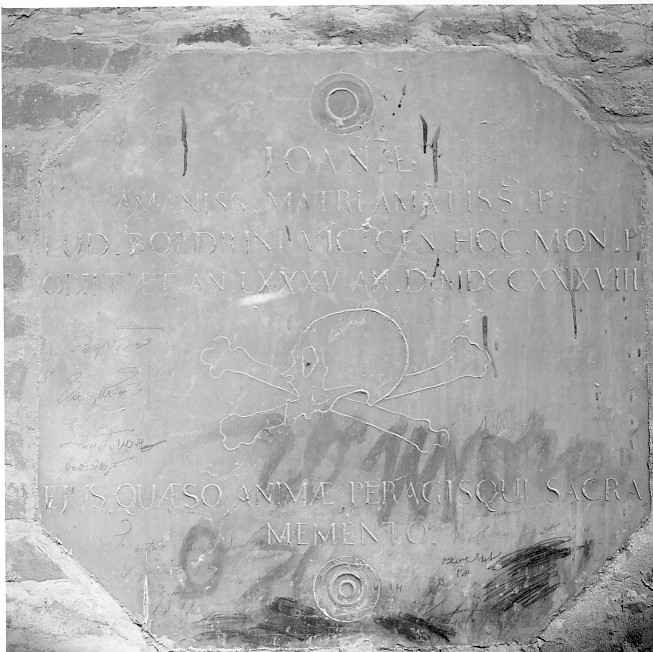 lapide - ambito veneto (sec. XVIII)