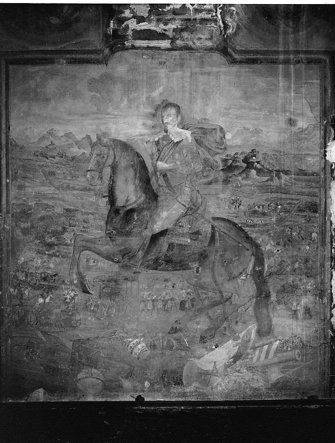 ritratto d'uomo (dipinto, ciclo) - ambito vicentino (inizio sec. XVIII)