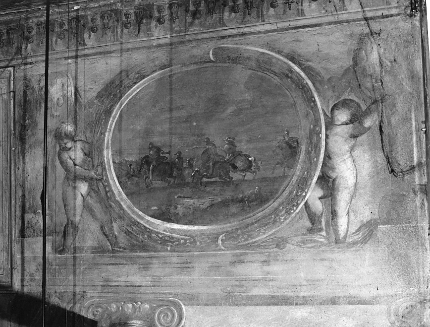 scena di battaglia (dipinto, ciclo) - ambito vicentino (inizio sec. XVIII)