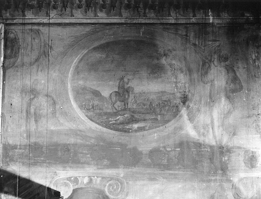 scena di battaglia (dipinto, ciclo) - ambito vicentino (inizio sec. XVIII)