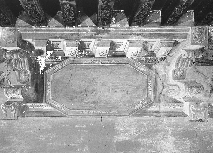 architettura illusionistica (dipinto) - ambito vicentino (terzo quarto sec. XVII)