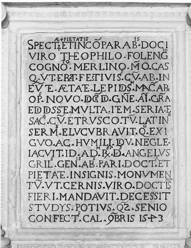 lapide tombale - ambito vicentino (sec. XVII)