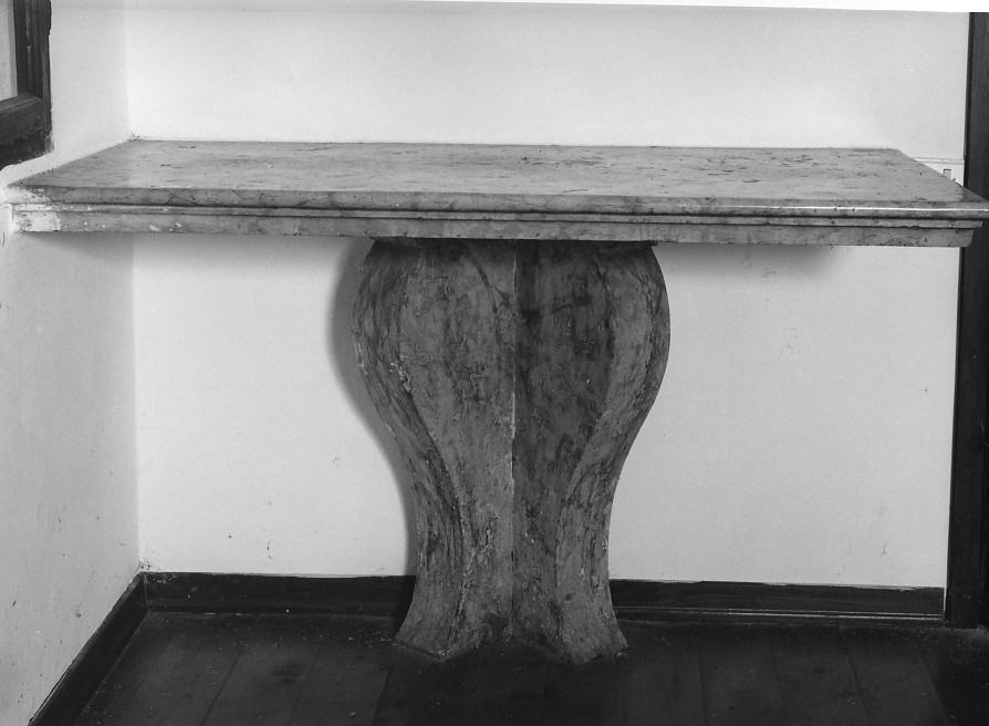 tavolo da muro, serie - manifattura veneta (secc. XIX/ XX)