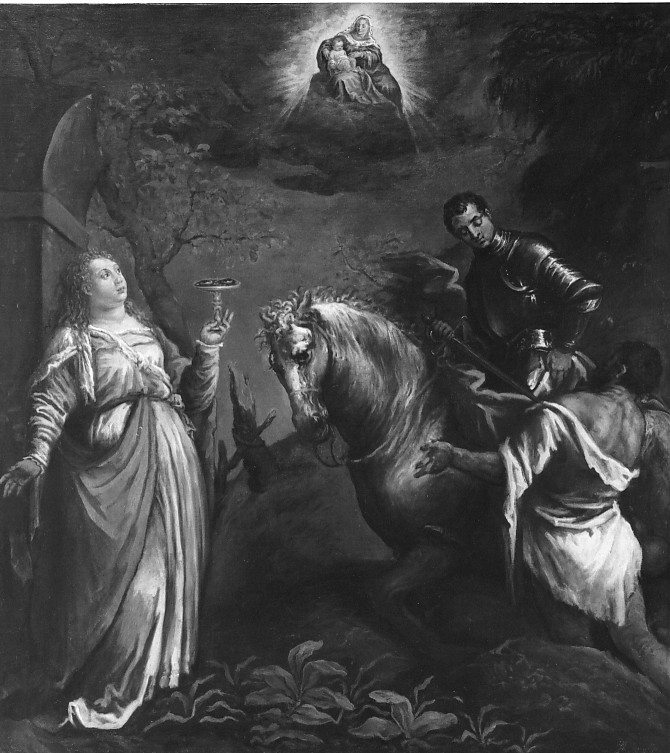 Santi (dipinto) di Dal Ponte Girolamo detto Girolamo Bassano (fine sec. XVI)