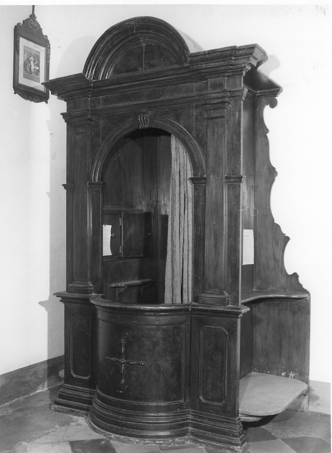 confessionale, opera isolata - ambito bassanese (sec. XIX)