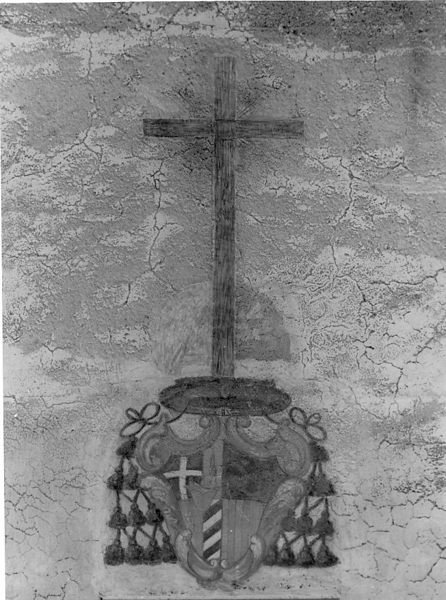 stemma vescovile (dipinto) - ambito vicentino (secc. XVIII/ XIX)