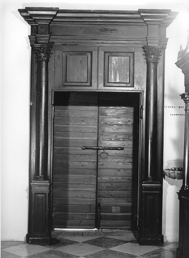 bussola d'ingresso, serie - ambito veneto (sec. XVIII)