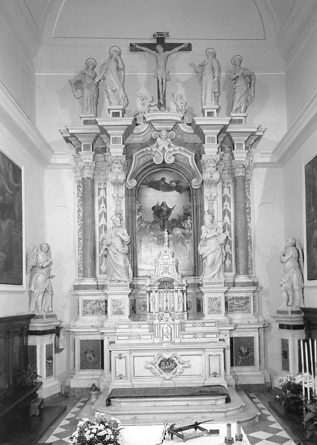 altare maggiore di Marinali Orazio (bottega) (prima metà sec. XVIII)