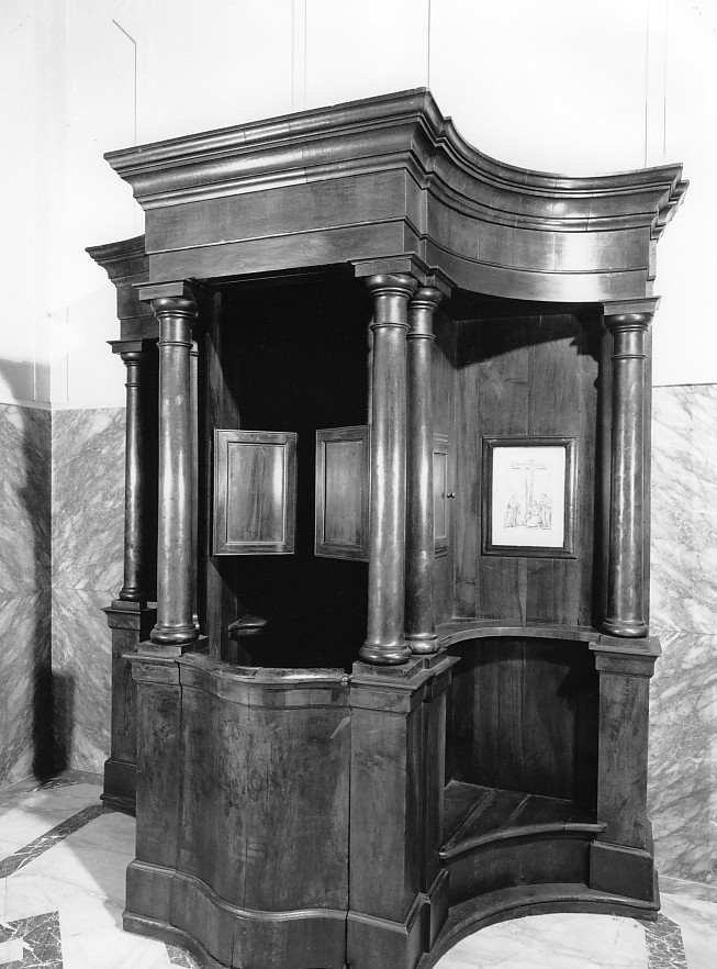 confessionale, serie - ambito veneto (seconda metà sec. XIX)