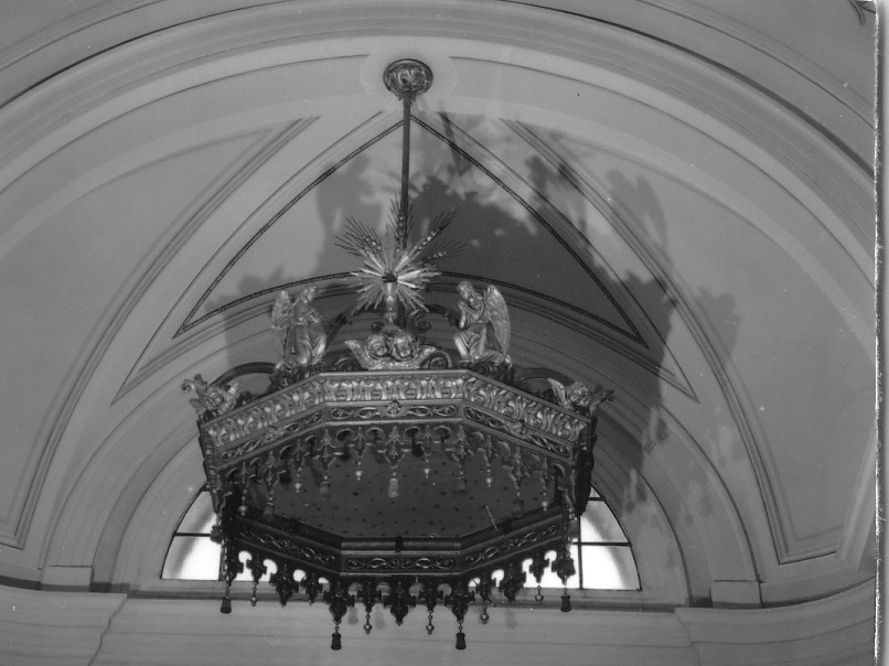 baldacchino - a corona - ambito veneto (sec. XX)