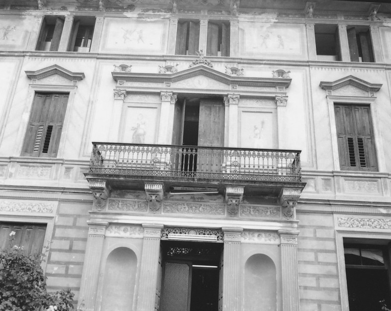 ringhiera di balcone di Caregaro Negrin Antonio (attribuito) (sec. XIX)