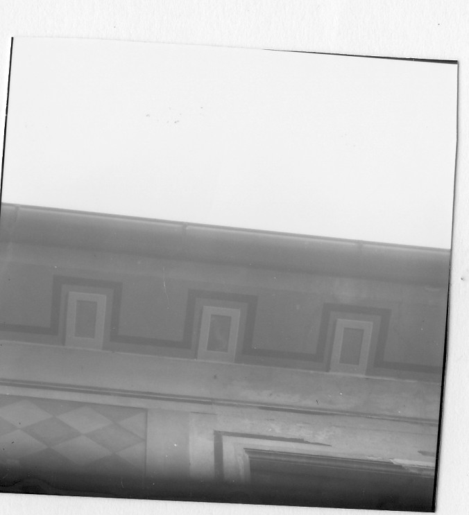 motivi decorativi geometrici (dipinto) - ambito veneto (secc. XIX/ XX)